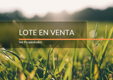 NUEVO VALOR Lote en Venta en Ituzaingó - Ideal Inversor!